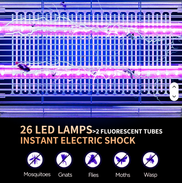 Lampe Anti-Moustiques Électrique UV – Puissante